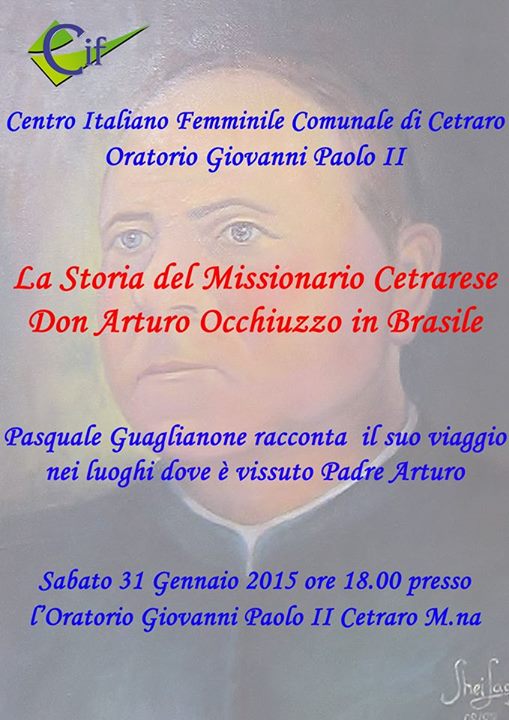 Manifesto dell'evento organizzato dal Centro Italiano Femminile di Cetraro