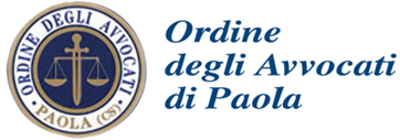 Il logo dell'Ordine degli avvocati di Paola