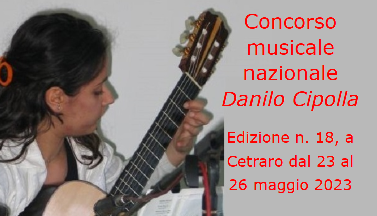 Concorso musicale nazionale Danilo Cipolla 2023
